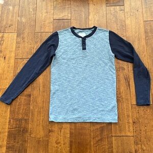 Saturdays Surf NYC Crew Neck Navy Long Sleeve Shirt Size XS